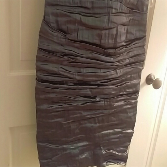 FAB Nicole Miller ruched/cocktail/wedding dress 8 - Picture 3 of 4